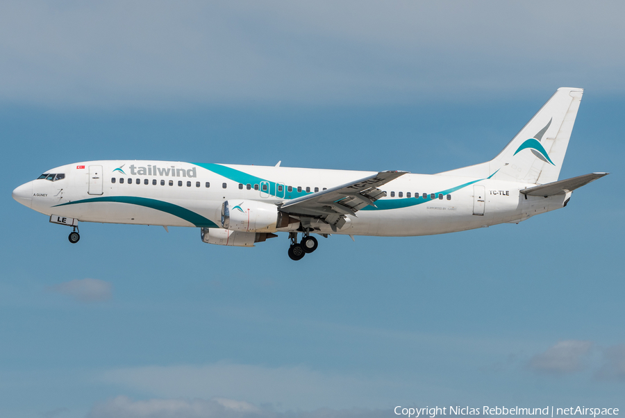 Tailwind Airlines Boeing 737-4Q8 (TC-TLE) | Photo 319063