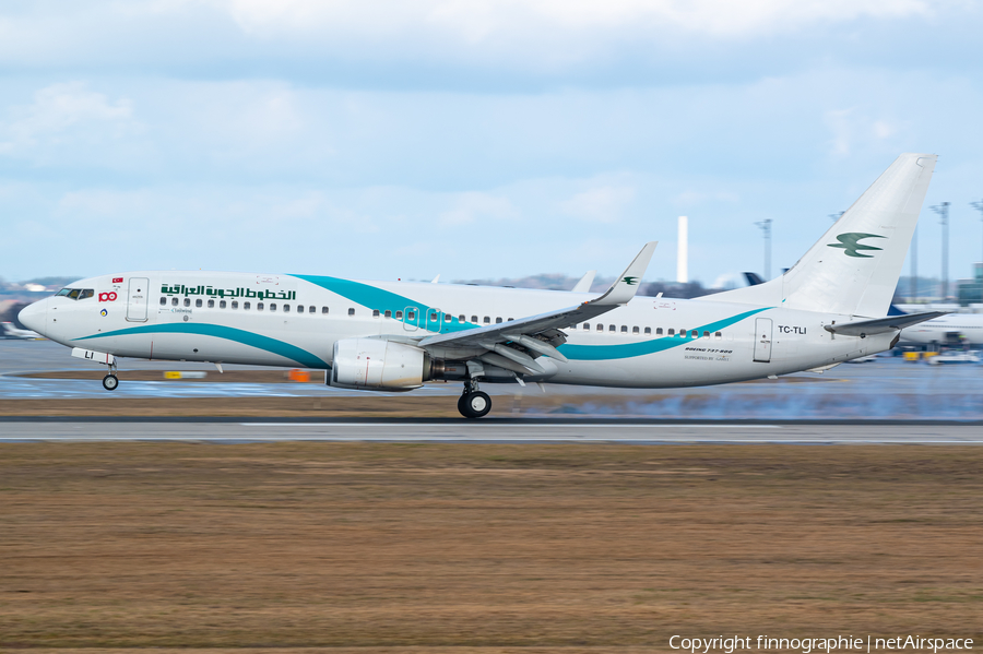 Iraqi Airways Boeing 737-8FZ (TC-TLI) | Photo 612013