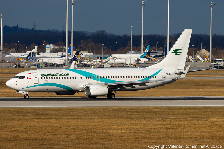 Iraqi Airways Boeing 737-8FZ (TC-TLI) | Photo 612225
