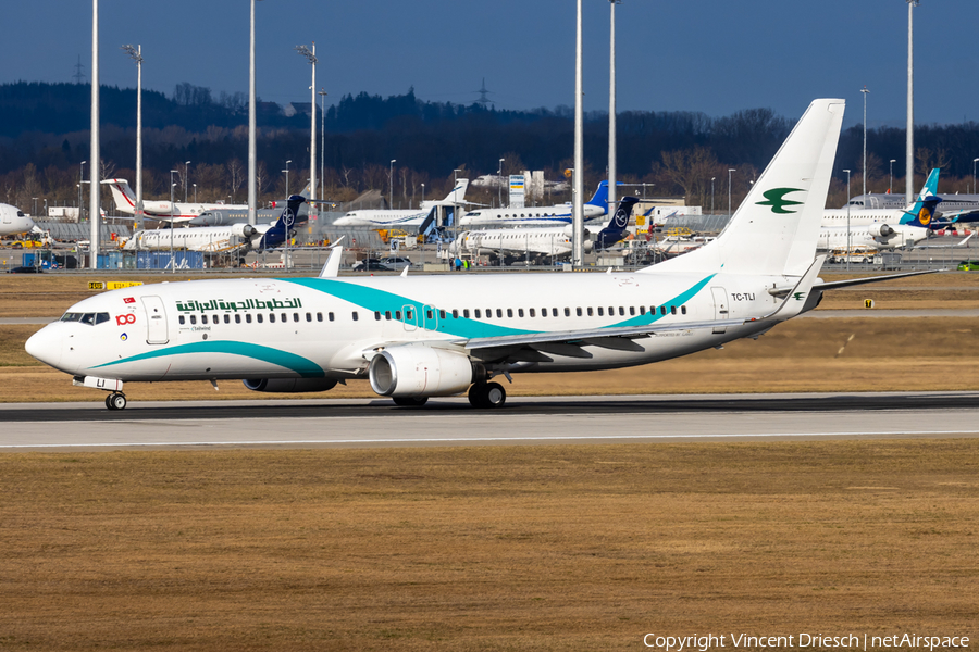 Iraqi Airways Boeing 737-8FZ (TC-TLI) | Photo 648251