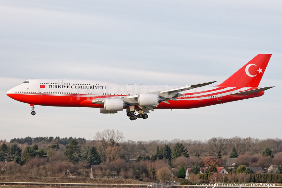 Turkish Government Boeing 747-8ZV(BBJ) (TC-TRK) | Photo 287180