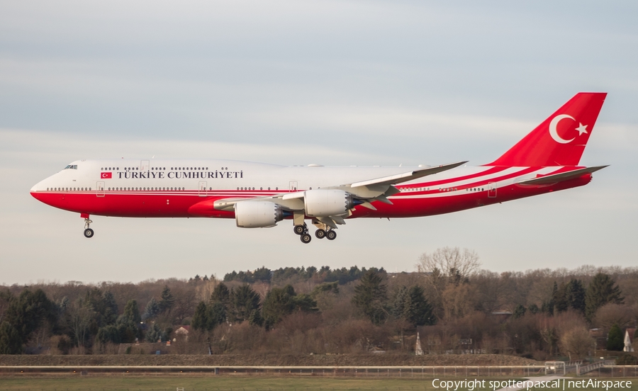 Turkish Government Boeing 747-8ZV(BBJ) (TC-TRK) | Photo 287360