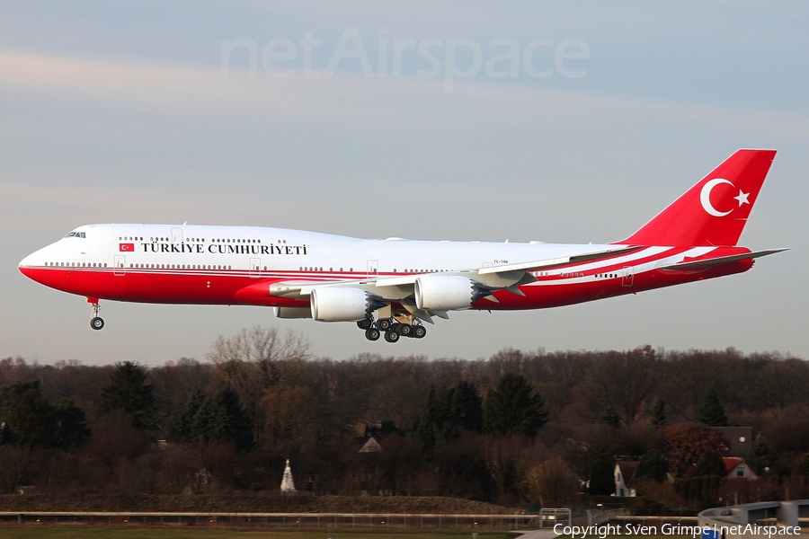 Turkish Government Boeing 747-8ZV(BBJ) (TC-TRK) | Photo 288328