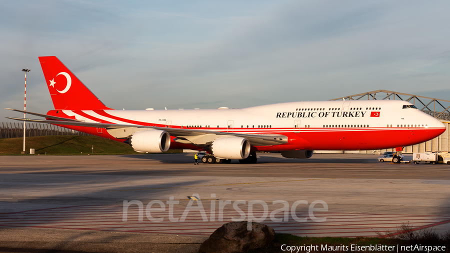 Turkish Government Boeing 747-8ZV(BBJ) (TC-TRK) | Photo 292582