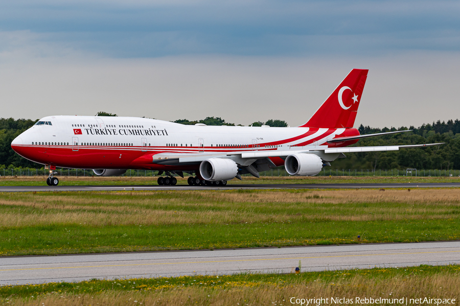 Turkish Government Boeing 747-8ZV(BBJ) (TC-TRK) | Photo 395682