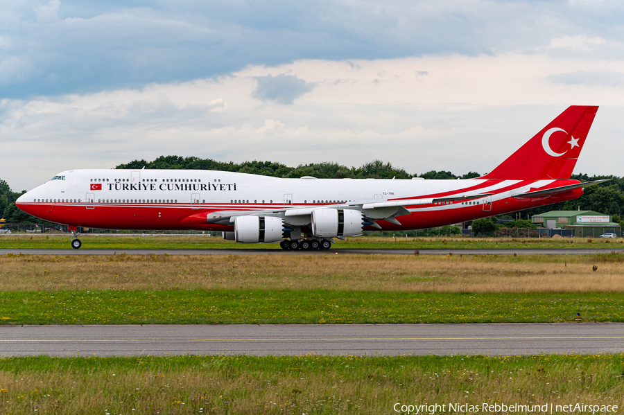 Turkish Government Boeing 747-8ZV(BBJ) (TC-TRK) | Photo 395684