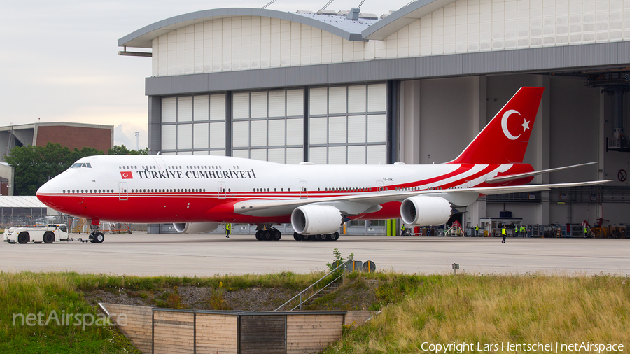 Turkish Government Boeing 747-8ZV(BBJ) (TC-TRK) | Photo 395927