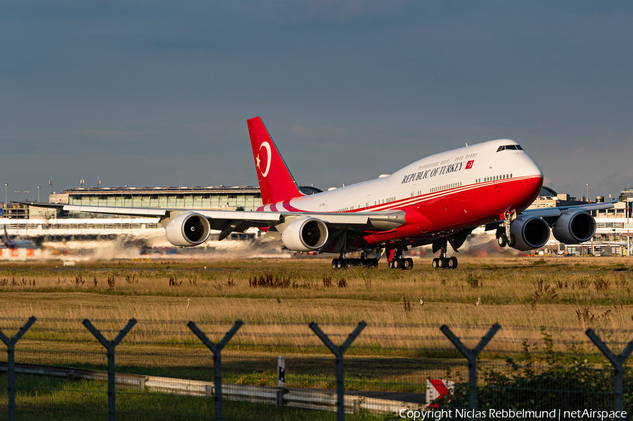 Turkish Government Boeing 747-8ZV(BBJ) (TC-TRK) | Photo 400080