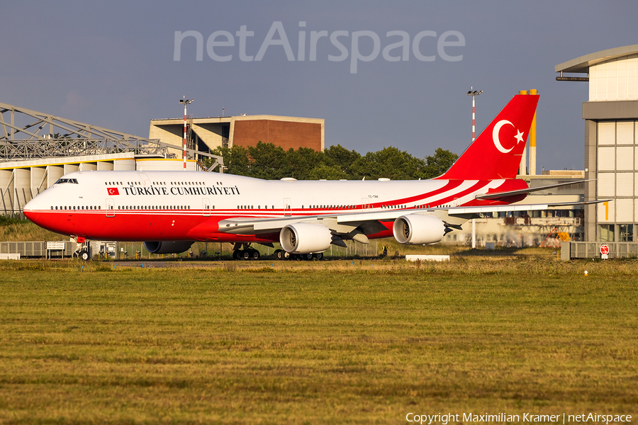 Turkish Government Boeing 747-8ZV(BBJ) (TC-TRK) | Photo 400119