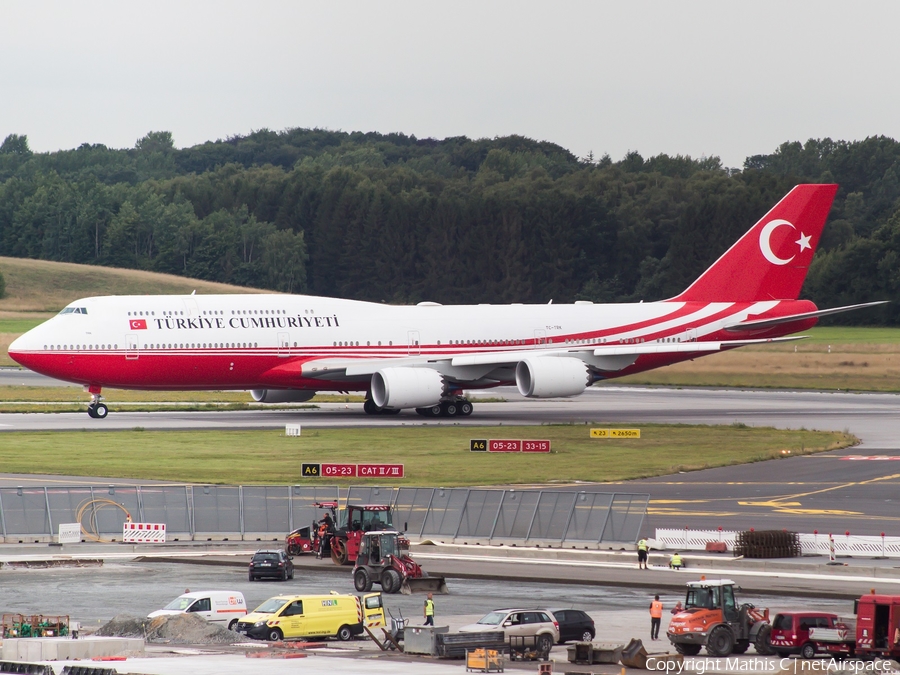 Turkish Government Boeing 747-8ZV(BBJ) (TC-TRK) | Photo 428032