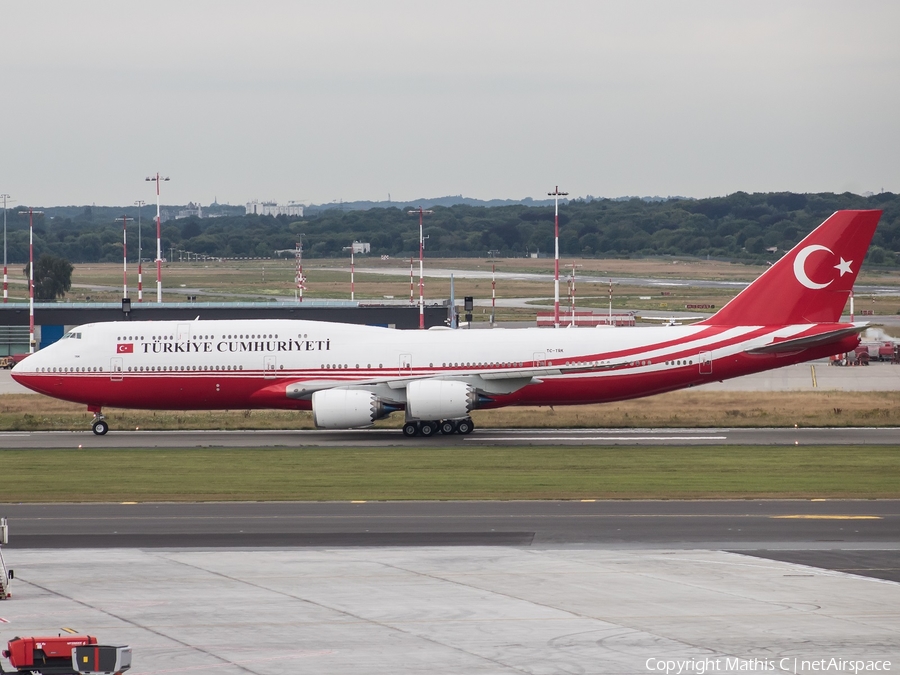 Turkish Government Boeing 747-8ZV(BBJ) (TC-TRK) | Photo 428033