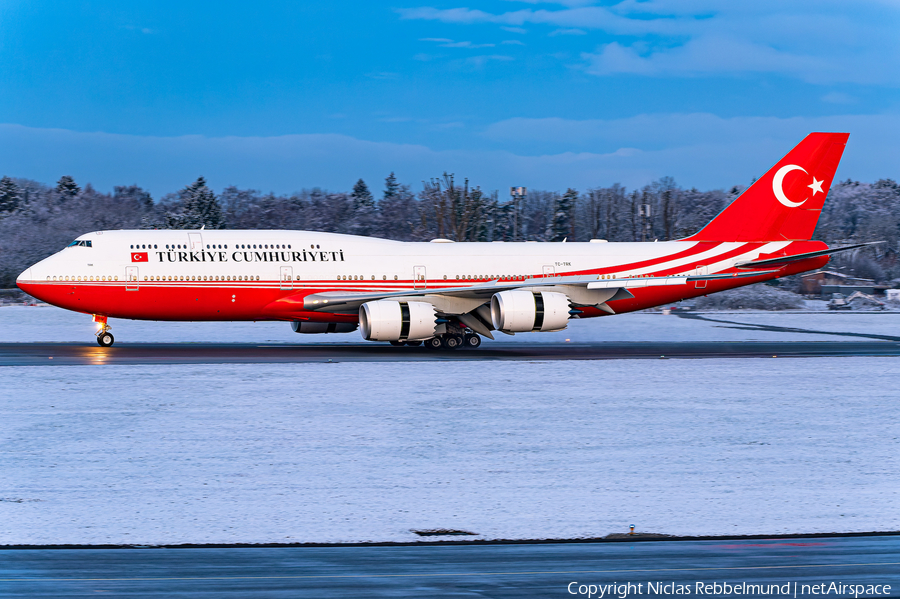 Turkish Government Boeing 747-8ZV(BBJ) (TC-TRK) | Photo 555785