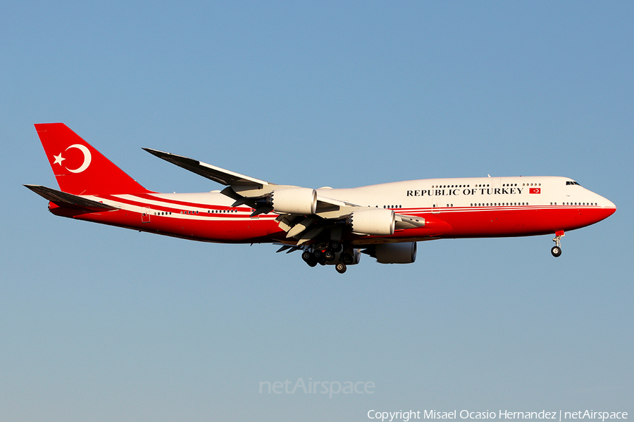 Turkish Government Boeing 747-8ZV(BBJ) (TC-TRK) | Photo 352184