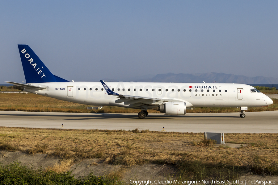 BoraJet Airlines Embraer ERJ-190LR (ERJ-190-100LR) (TC-YAH) | Photo 97406