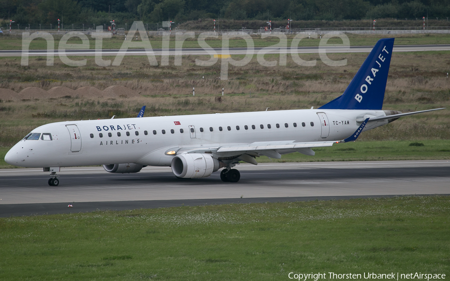 BoraJet Airlines Embraer ERJ-190LR (ERJ-190-100LR) (TC-YAM) | Photo 119615