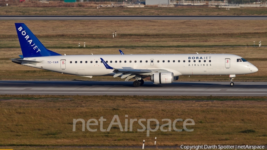 BoraJet Airlines Embraer ERJ-195LR (ERJ-190-200LR) (TC-YAR) | Photo 182442