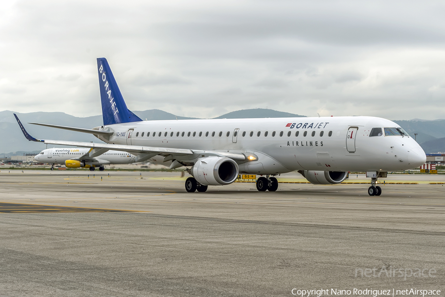 BoraJet Airlines Embraer ERJ-195AR (ERJ-190-200 IGW) (TC-YAU) | Photo 379450