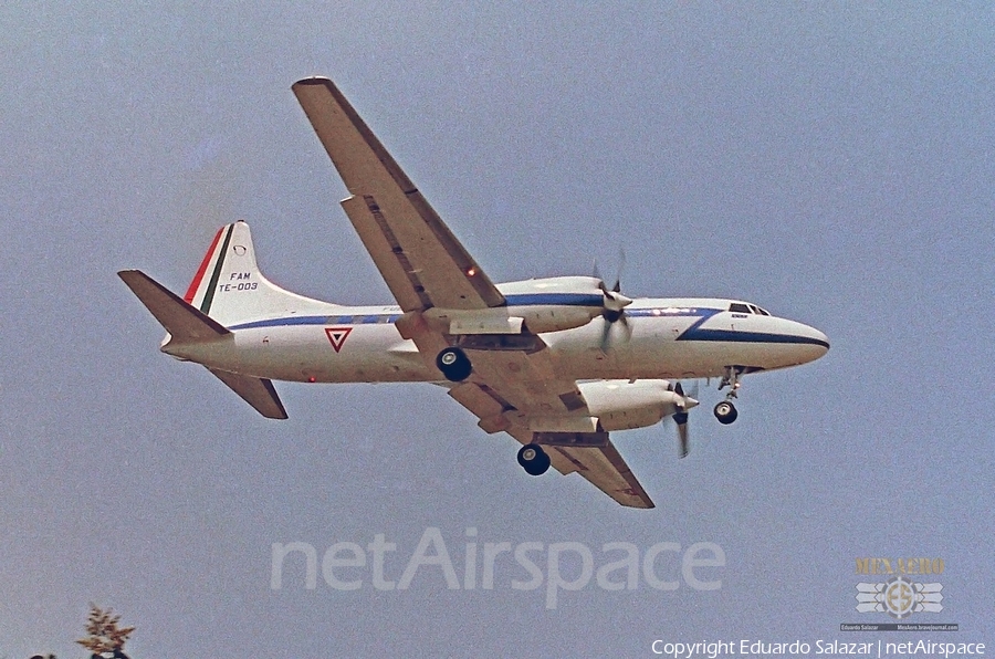 Mexican Air Force (Fuerza Aerea Mexicana) Convair CV-580 (TE-003) | Photo 300798