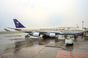Saudi Arabian Airlines (Air Atlanta Icelandic) Boeing 747-481 (TF-AAC) at  Surabaya - Juanda International, Indonesia