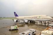 Saudi Arabian Airlines (Air Atlanta Icelandic) Boeing 747-481 (TF-AAC) at  Surabaya - Juanda International, Indonesia