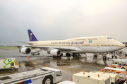 Saudi Arabian Airlines (Air Atlanta Icelandic) Boeing 747-481 (TF-AAC) at  Surabaya - Juanda International, Indonesia
