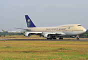 Saudi Arabian Airlines (Air Atlanta Icelandic) Boeing 747-4H6 (TF-AAD) at  Jakarta - Halim Perdanakusuma International, Indonesia