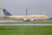 Saudi Arabian Airlines (Air Atlanta Icelandic) Boeing 747-4H6 (TF-AAD) at  Surabaya - Juanda International, Indonesia