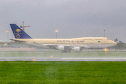 Saudi Arabian Airlines (Air Atlanta Icelandic) Boeing 747-4H6 (TF-AAD) at  Surabaya - Juanda International, Indonesia