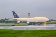 Saudi Arabian Airlines (Air Atlanta Icelandic) Boeing 747-4H6 (TF-AAD) at  Surabaya - Juanda International, Indonesia