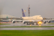 Saudi Arabian Airlines (Air Atlanta Icelandic) Boeing 747-4H6 (TF-AAD) at  Surabaya - Juanda International, Indonesia