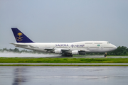 Saudi Arabian Airlines (Air Atlanta Icelandic) Boeing 747-428 (TF-AAK) at  Surabaya - Juanda International, Indonesia
