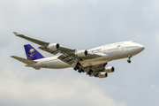 Saudi Arabian Airlines (Air Atlanta Icelandic) Boeing 747-428 (TF-AAK) at  Surabaya - Juanda International, Indonesia