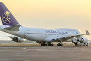 Saudi Arabian Airlines (Air Atlanta Icelandic) Boeing 747-428 (TF-AAL) at  Surabaya - Juanda International, Indonesia