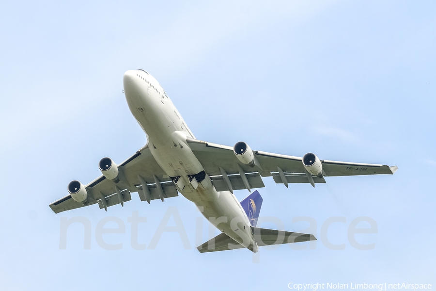 Saudi Arabian Airlines (Air Atlanta Icelandic) Boeing 747-4H6 (TF-AAM) | Photo 424169
