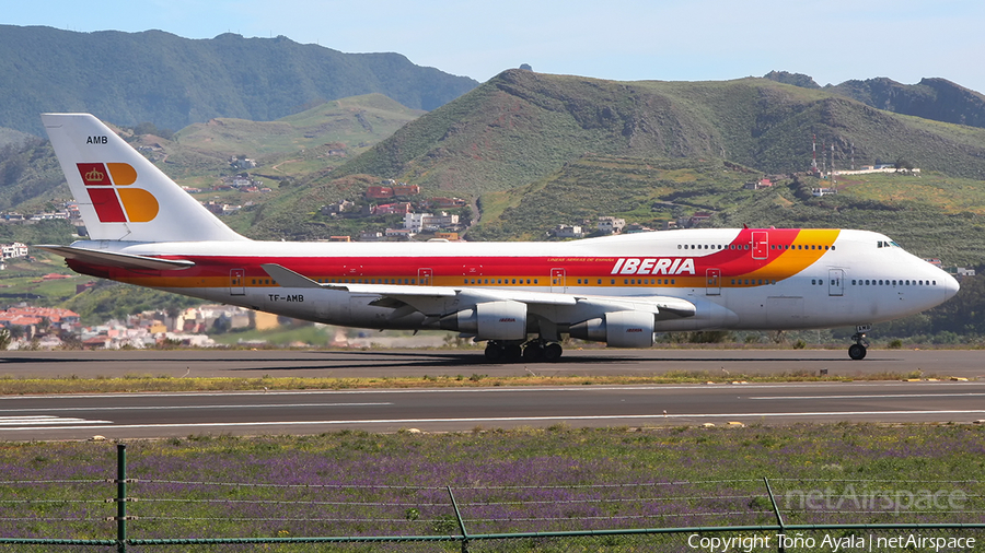 Iberia Boeing 747-412 (TF-AMB) | Photo 465564
