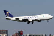 Saudi Arabian Airlines (Air Atlanta Icelandic) Boeing 747-412F (TF-AMB) at  Amsterdam - Schiphol, Netherlands