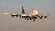 Saudi Arabian Airlines (Air Atlanta Icelandic) Boeing 747-412F (TF-AMB) at  Liege - Bierset, Belgium