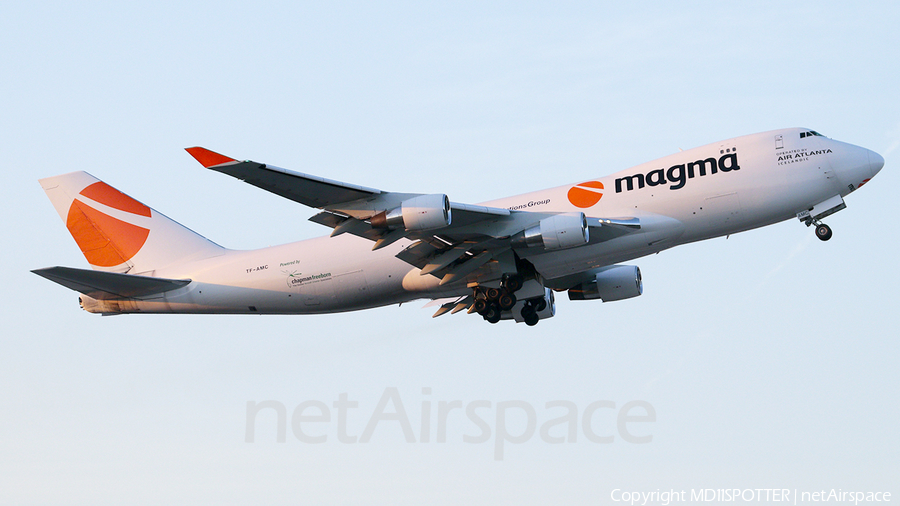 Magma Aviation (Air Atlanta Icelandic) Boeing 747-412F (TF-AMC) | Photo 408435