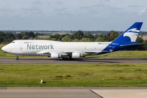 Network Airline Management Boeing 747-4H6(BDSF) (TF-AMM) at  Liege - Bierset, Belgium