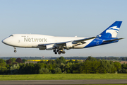 Network Airline Management Boeing 747-4H6(BDSF) (TF-AMM) at  Liege - Bierset, Belgium