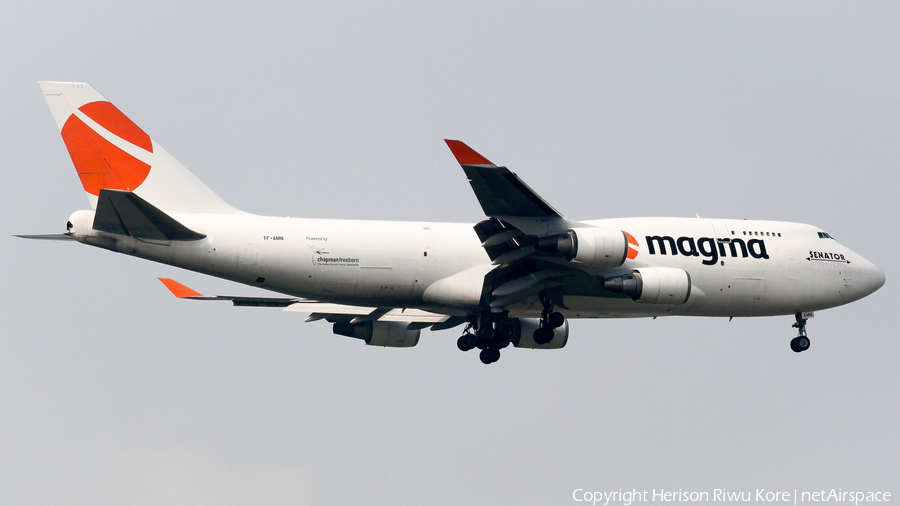 Magma Aviation (Air Atlanta Icelandic) Boeing 747-4F6(BDSF) (TF-AMN) | Photo 459864