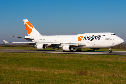 Magma Aviation (Air Atlanta Icelandic) Boeing 747-481(BCF) (TF-AMP) at  Liege - Bierset, Belgium