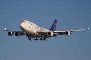 Saudi Arabian Airlines (Air Atlanta Icelandic) Boeing 747-45E(BDSF) (TF-AMR) at  Liege - Bierset, Belgium