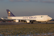 Saudi Arabian Airlines (Air Atlanta Icelandic) Boeing 747-45E(BDSF) (TF-AMR) at  Liege - Bierset, Belgium