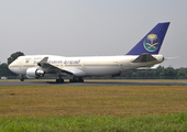Saudi Arabian Airlines (Air Atlanta Icelandic) Boeing 747-481 (TF-AMS) at  Jakarta - Halim Perdanakusuma International, Indonesia