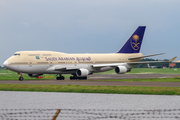 Med-View Airlines Boeing 747-412 (TF-AMV) at  Surabaya - Juanda International, Indonesia