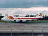 Iberia Boeing 747-341 (TF-ATJ) at  San Juan - Luis Munoz Marin International, Puerto Rico