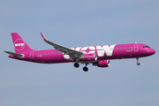 WOW Air Airbus A321-211 (TF-CAT) at  Amsterdam - Schiphol, Netherlands