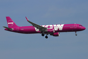 WOW Air Airbus A321-211 (TF-CAT) at  Amsterdam - Schiphol, Netherlands