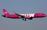 WOW Air Airbus A321-211 (TF-CAT) at  London - Gatwick, United Kingdom
